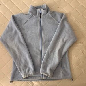 Columbia Soft Baby Blue Fleece Jacket